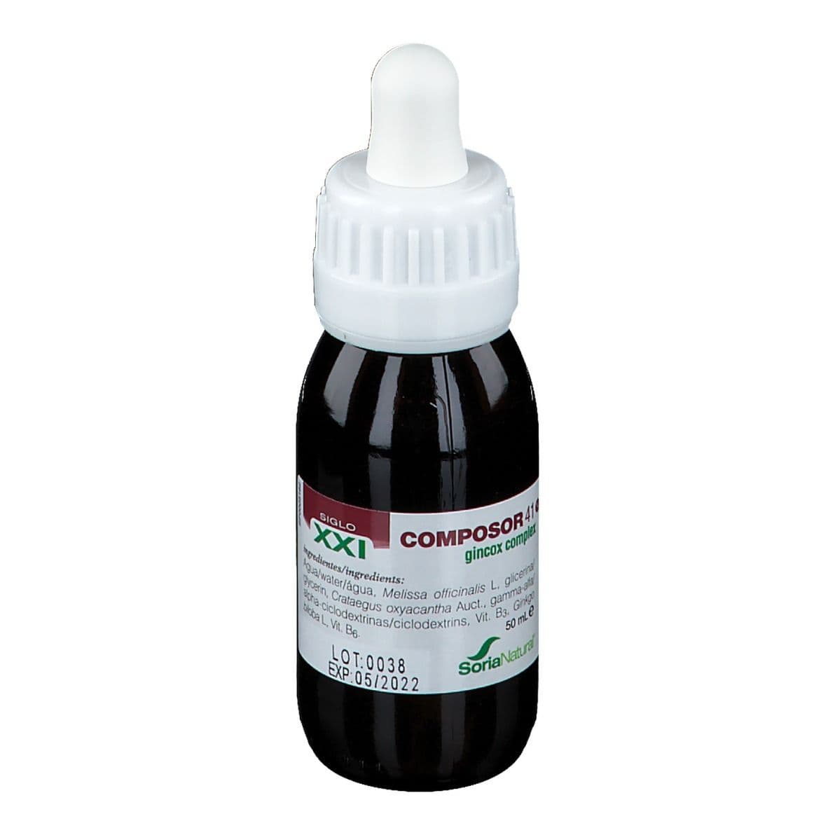 Soria Natural® Composor 41 Gincox Xxi 50 Oplossing