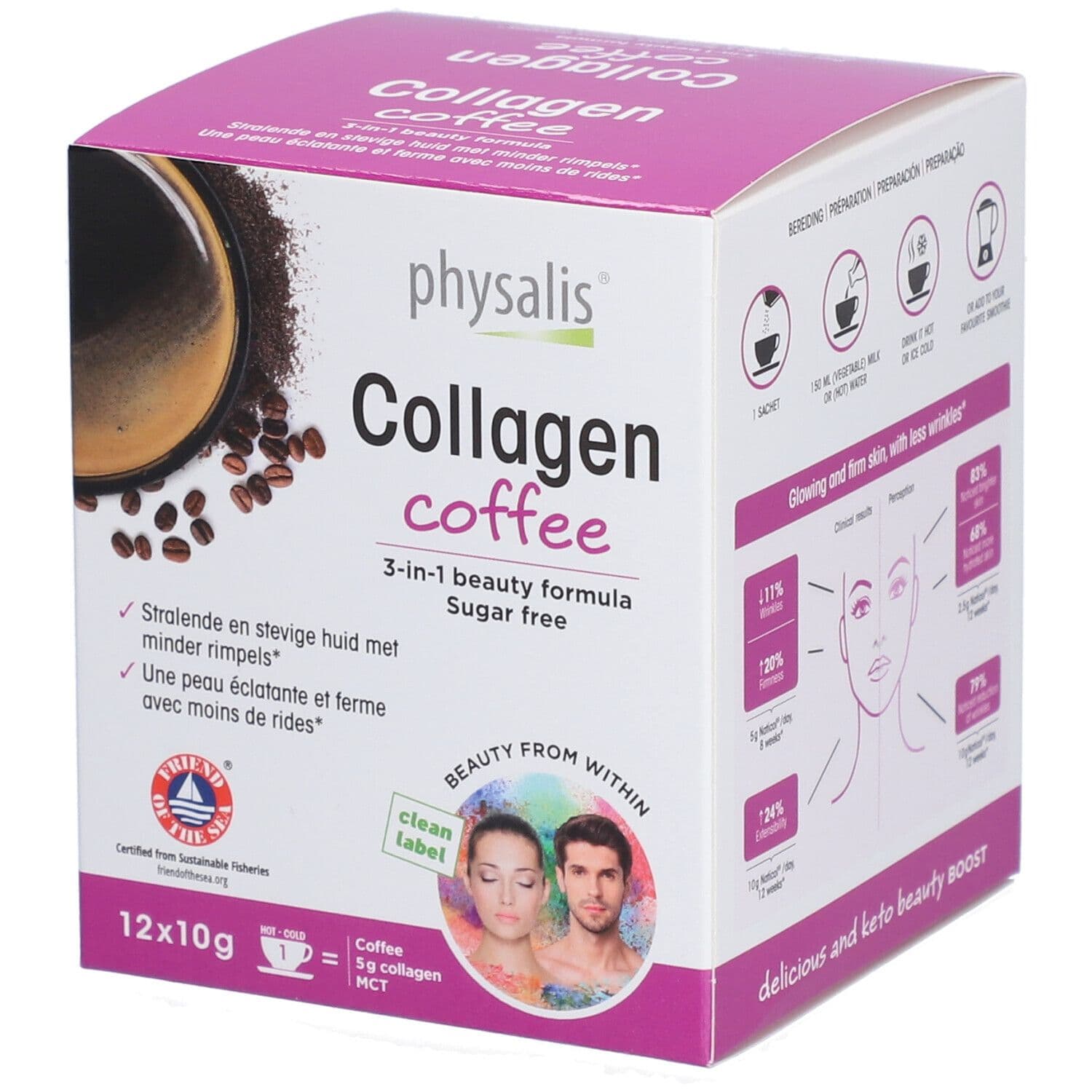 Physalis® Collagen Coffee 12x10 Instantthee