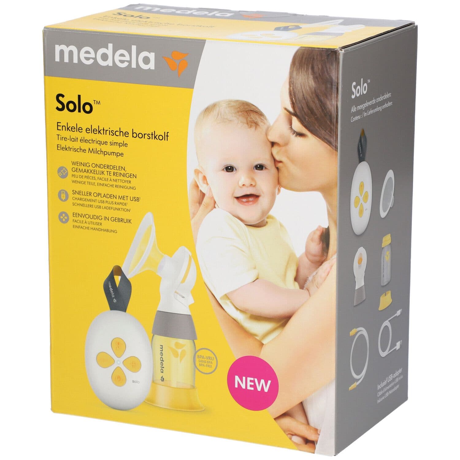 medela Solo™ Borstkolf - Enkele Elektrische Kolf 1 Apparaat