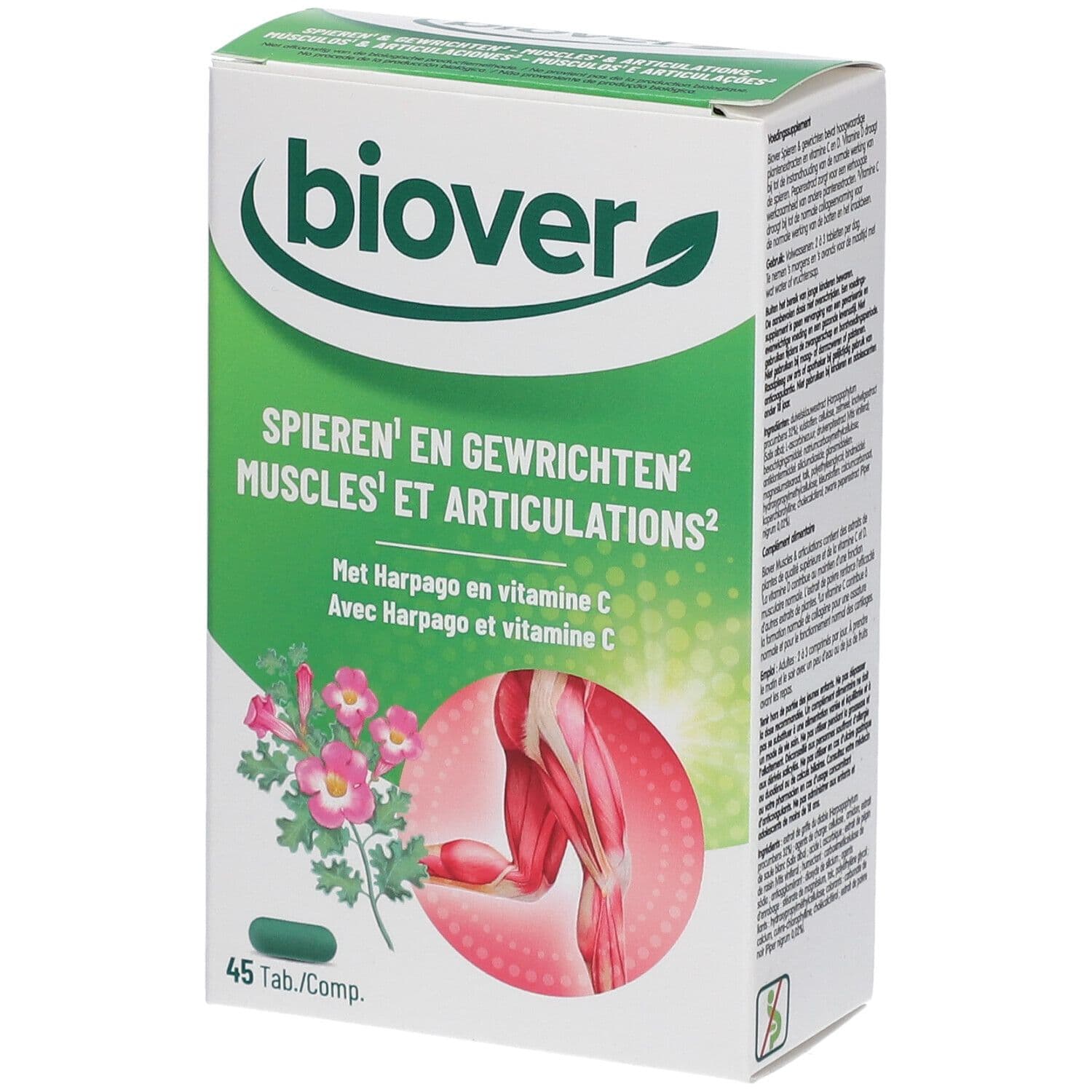 Biover Spieren & Gewrichten 45 St Tabletten