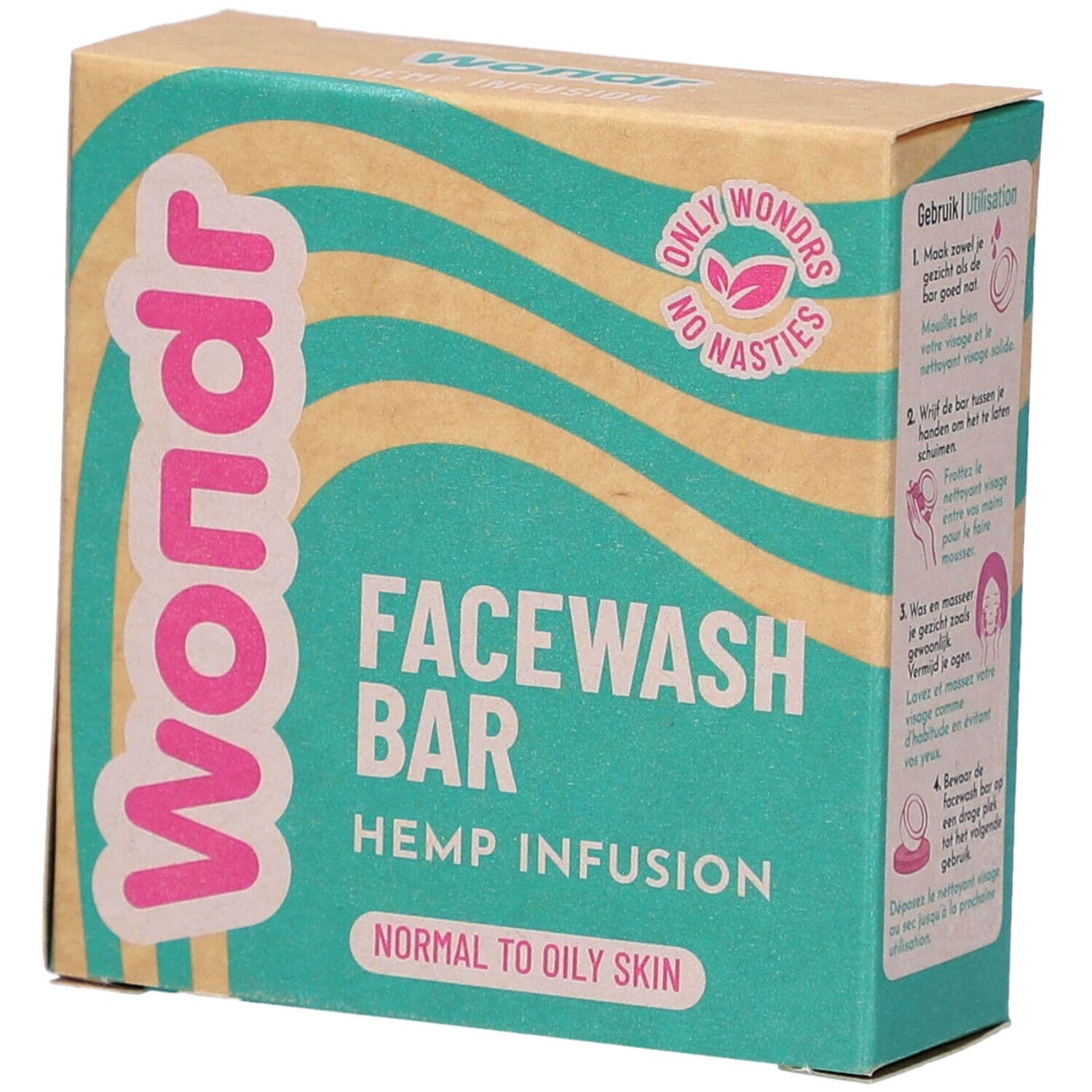 Wondr Hemp Infusion Facewash Bar 82 Zeep