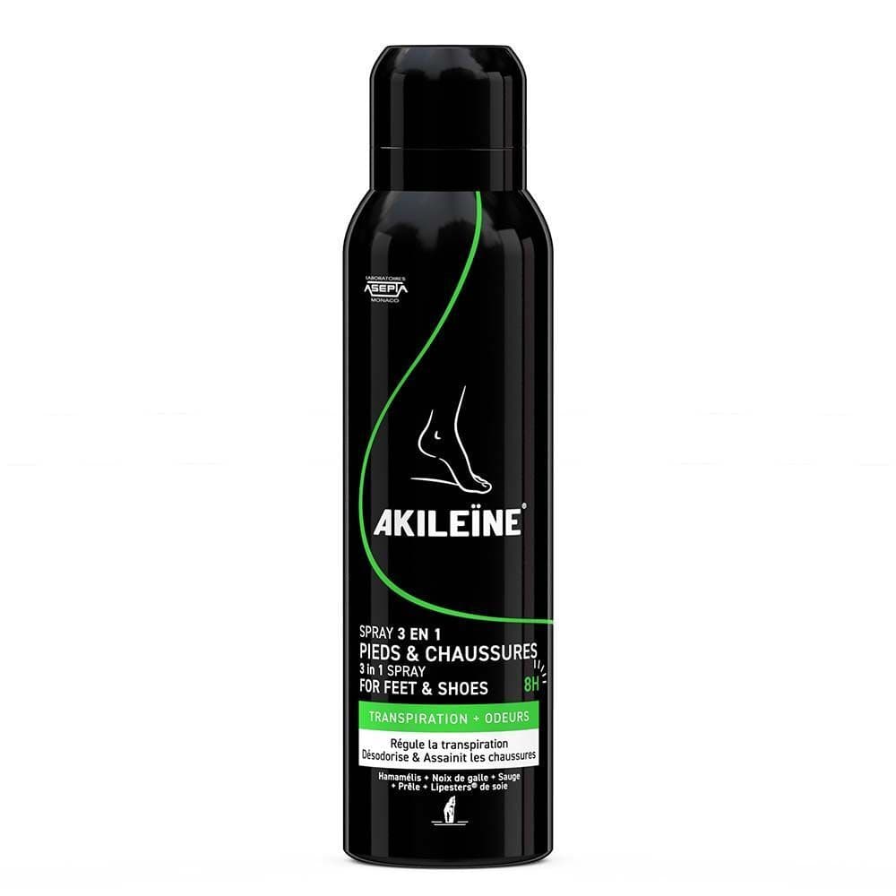 Akileïne 3 in 1 Spray for Feet & Shoes 150 Doseerspray