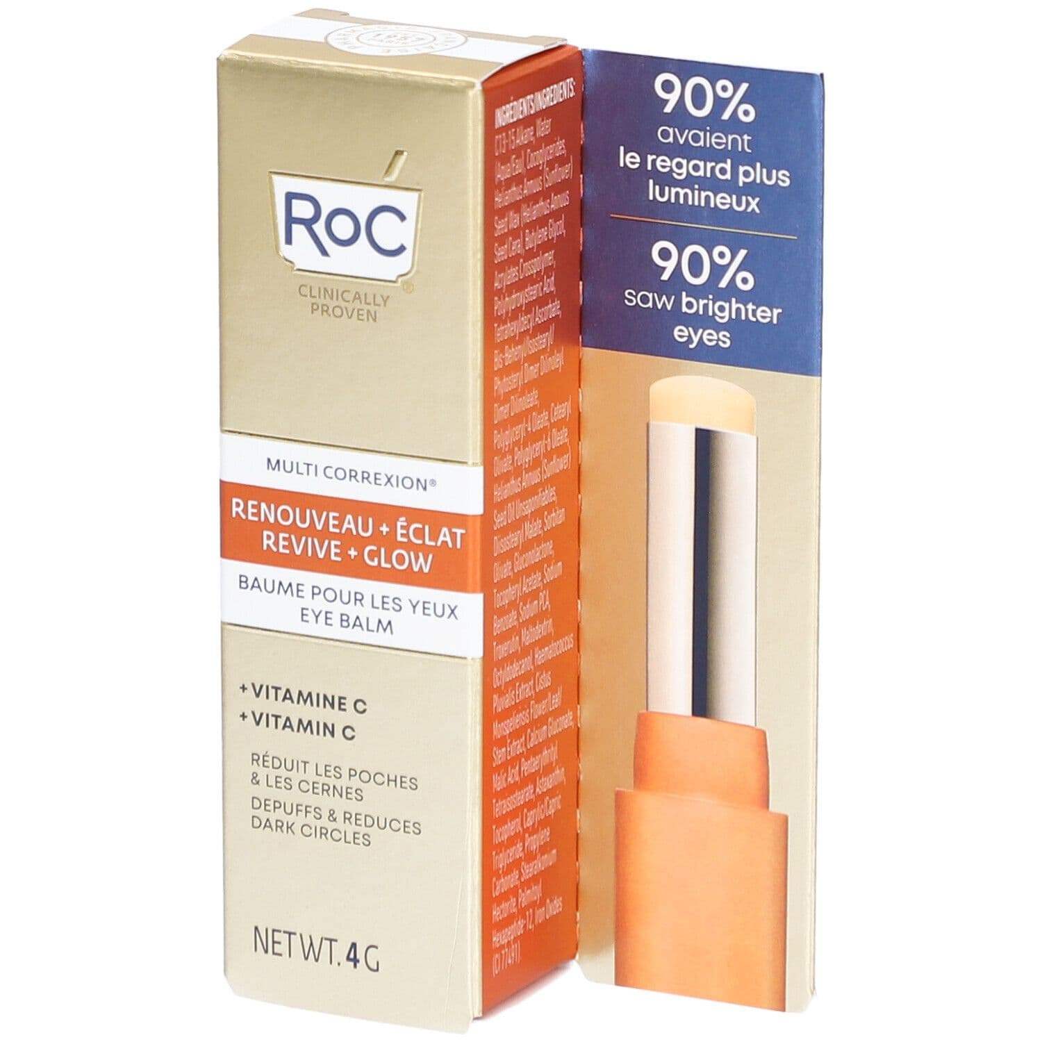 RoC Multi Correxion Revive + Glow Eye Balm 4 Balsem