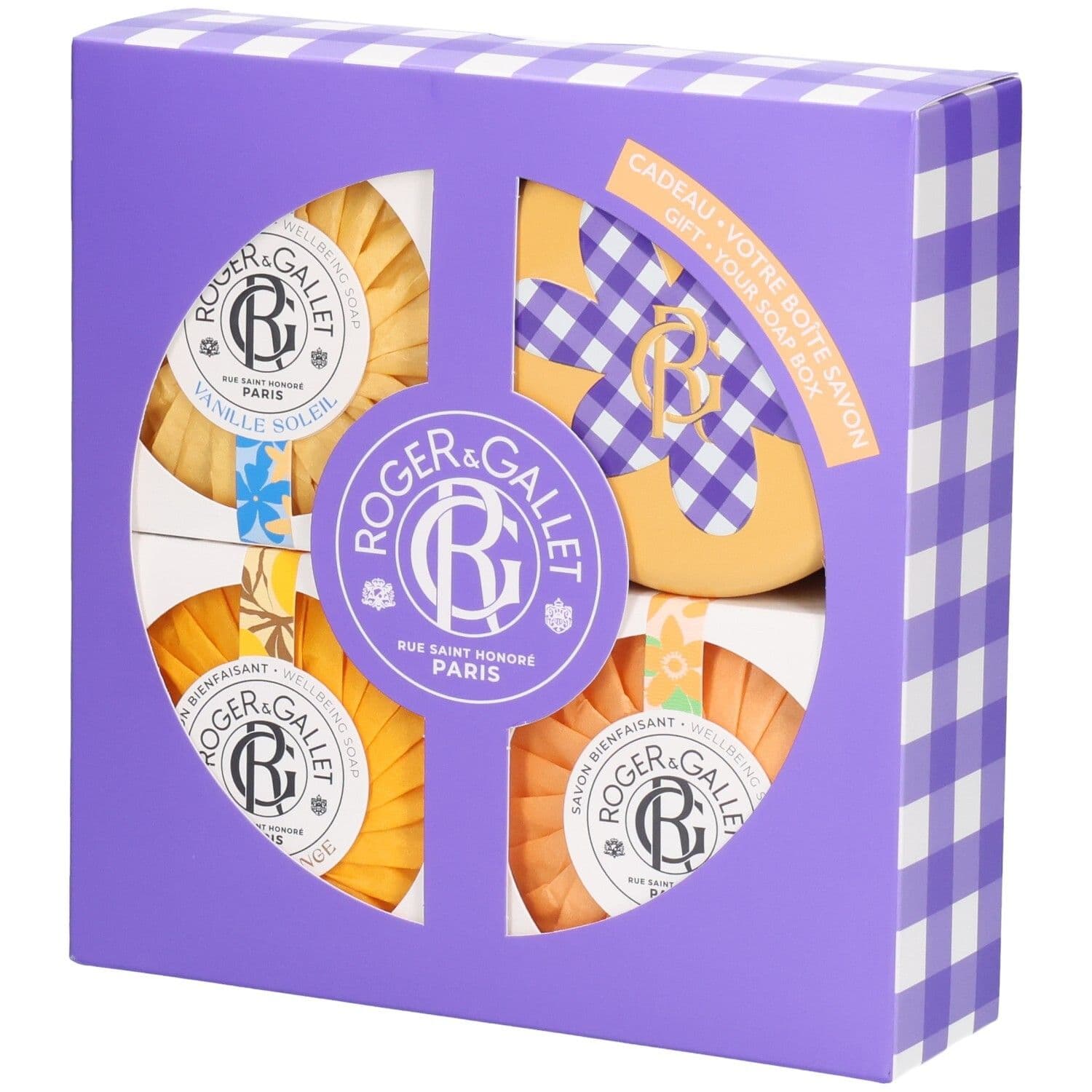 Roger&Gallet Cadeausset 3 Weldaadzepen Vanille Soleil, Neroli & Bois D'Orange 100 Set
