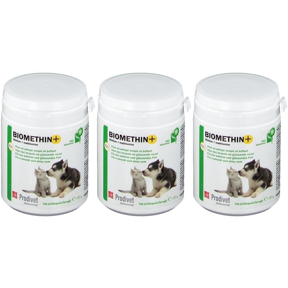 Biomethin Plus Hond en Kat 3x100 Poeder