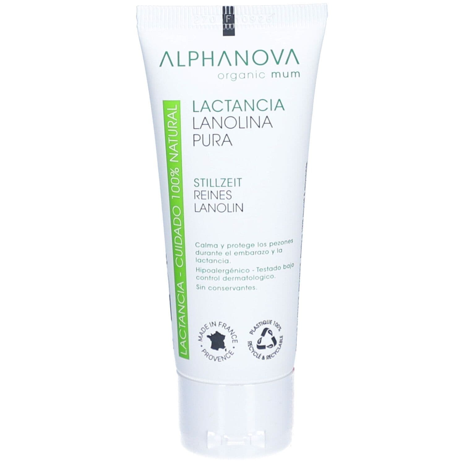 Alphanova Pure Lanoline Borstvoeding - Natuurlijke tepelverzorging 40 Crème