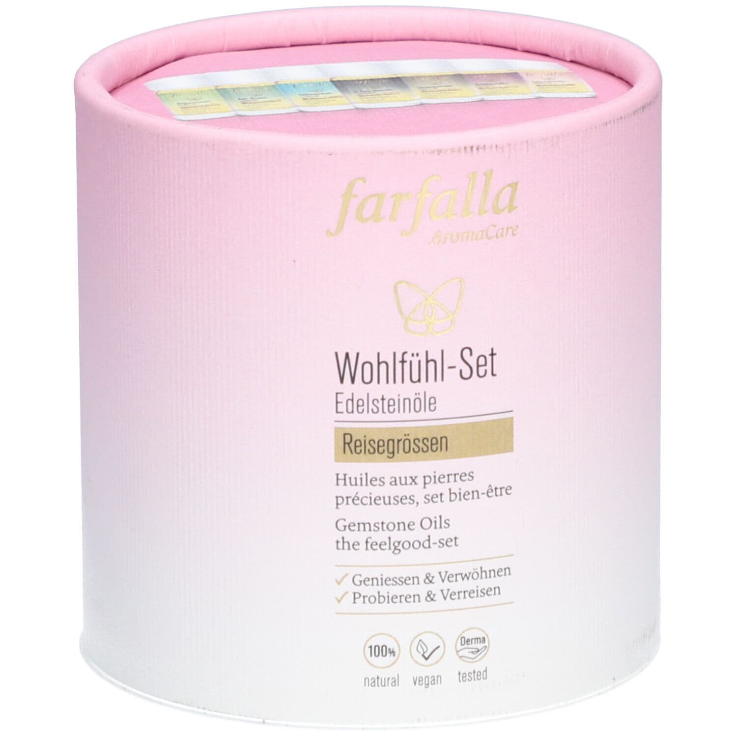 FARFALLA Wellness geschenkset Edelsteenoliën 10 Set