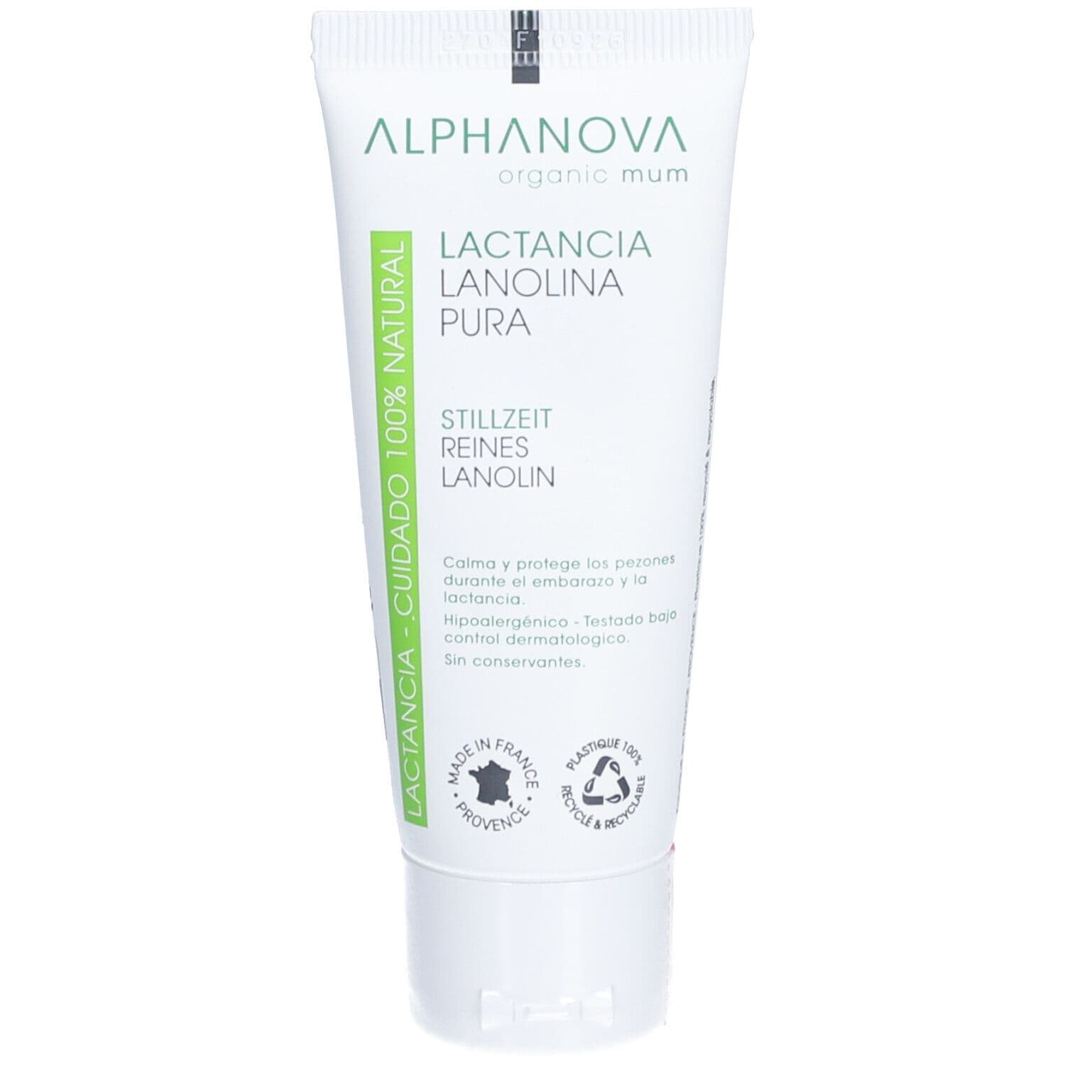 Alphanova LANOLINE PUUR 100% NATUURLIJK | ALPHANOVA ORGANIC MUM 40 Huidcrème