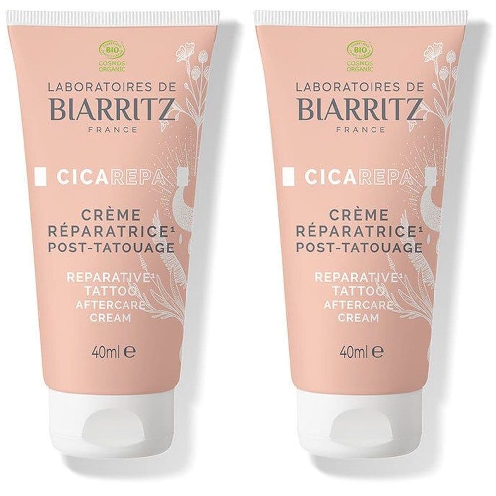 Laboratoires de Biarritz CicaRepa Herstelcrème na tatoeage 2x40 Huidcrème