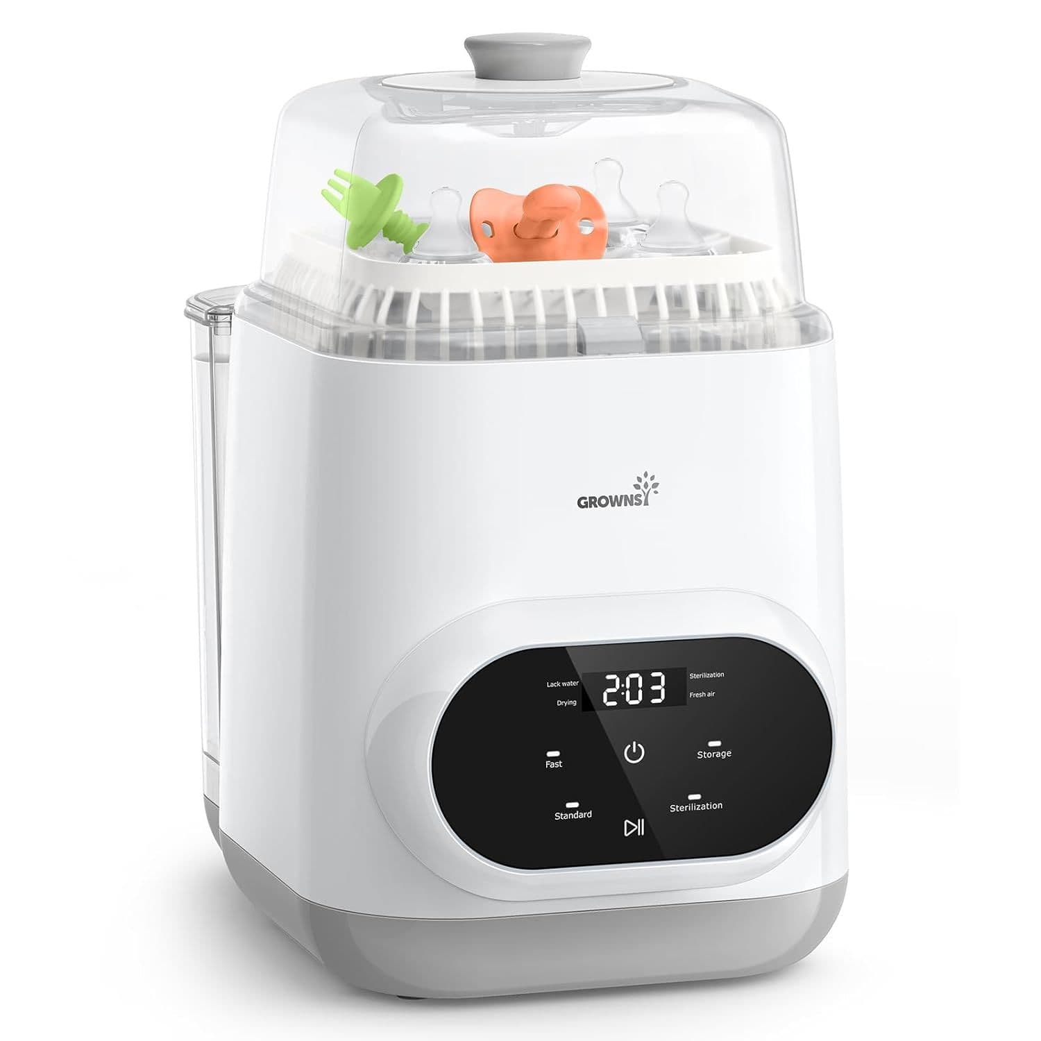 GROWNSY Alles-in-één Babyflessenreiniger Pro 1