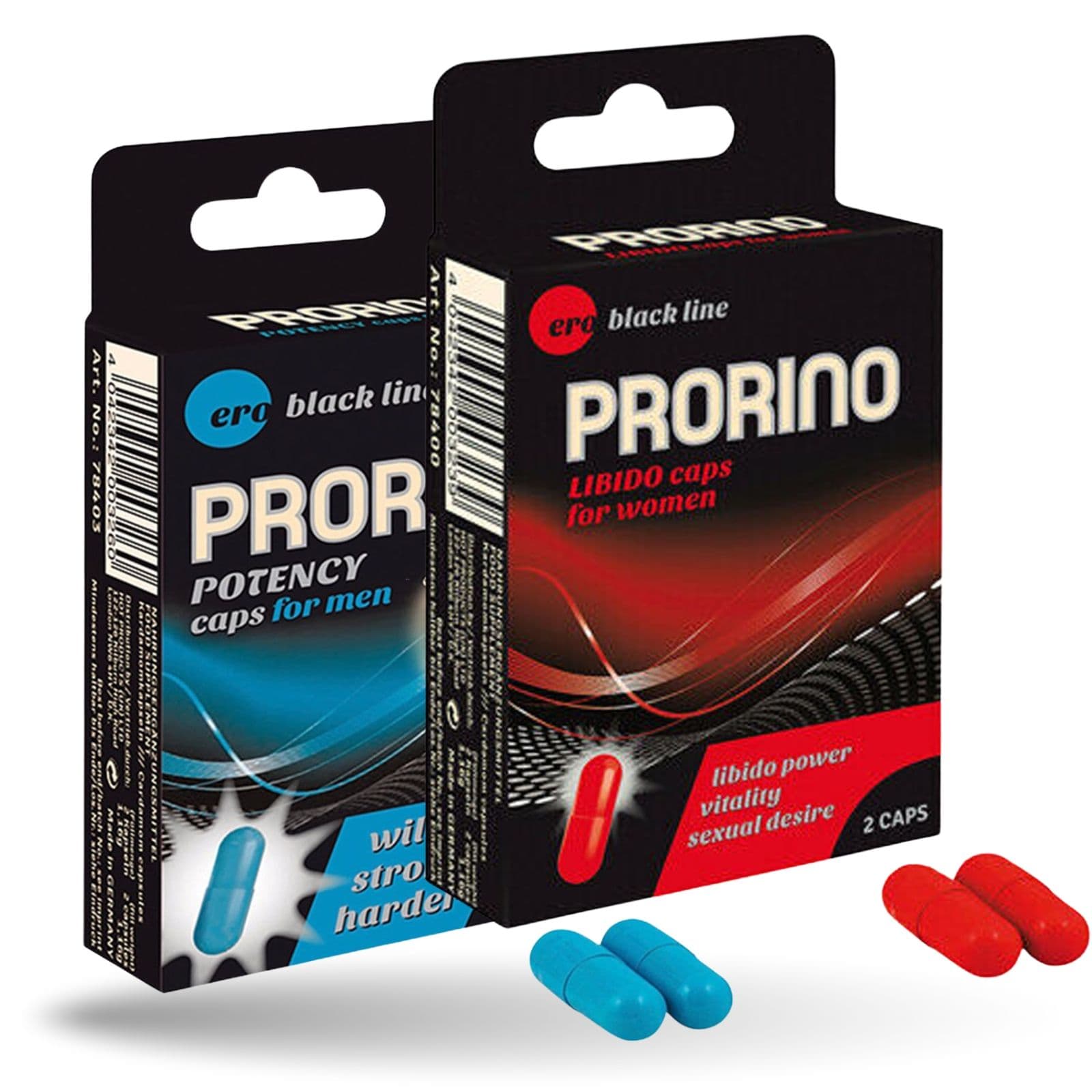 Prorino - Libido- en potentiecapsules *SET* 18 Combinatieverpakking
