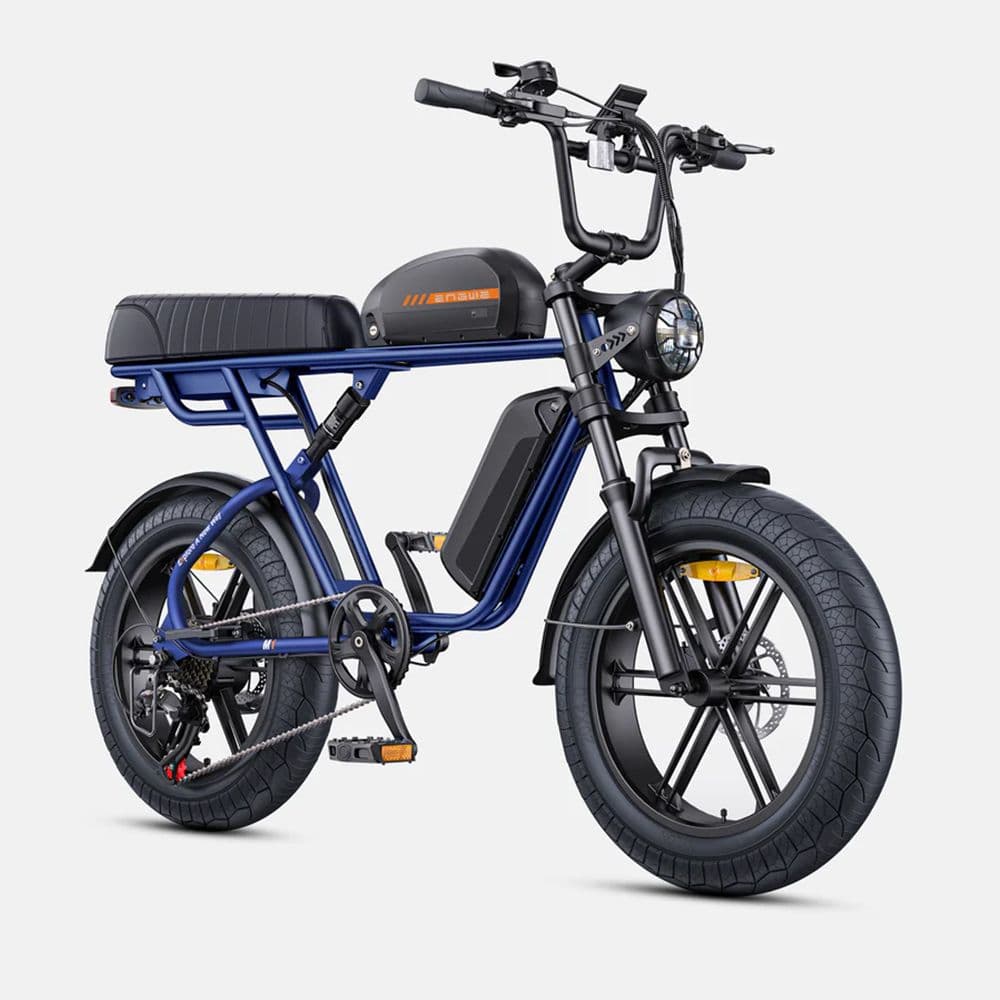 ENGWE M1 250W 20x4.0" Fat Tire motorfiets-stijl e-bike met dubbele accu's 1