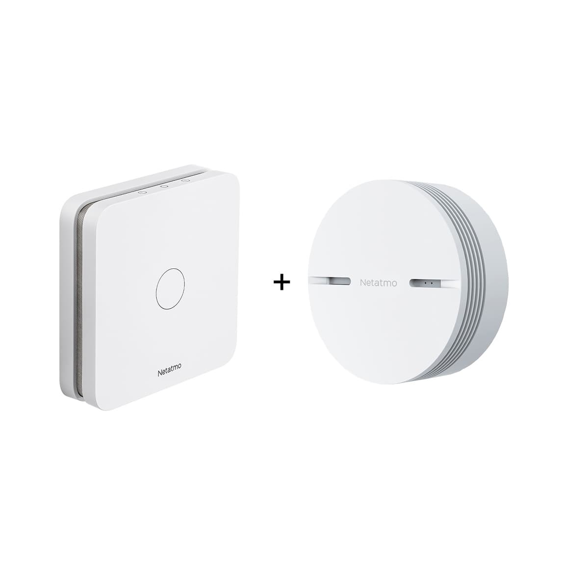 Netatmo Slimme Rookmelder + Slimme Koolmonoxide Sensor