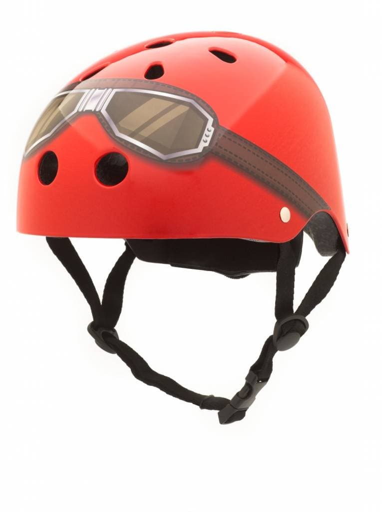 Kinderhelm Red Goggle Medium