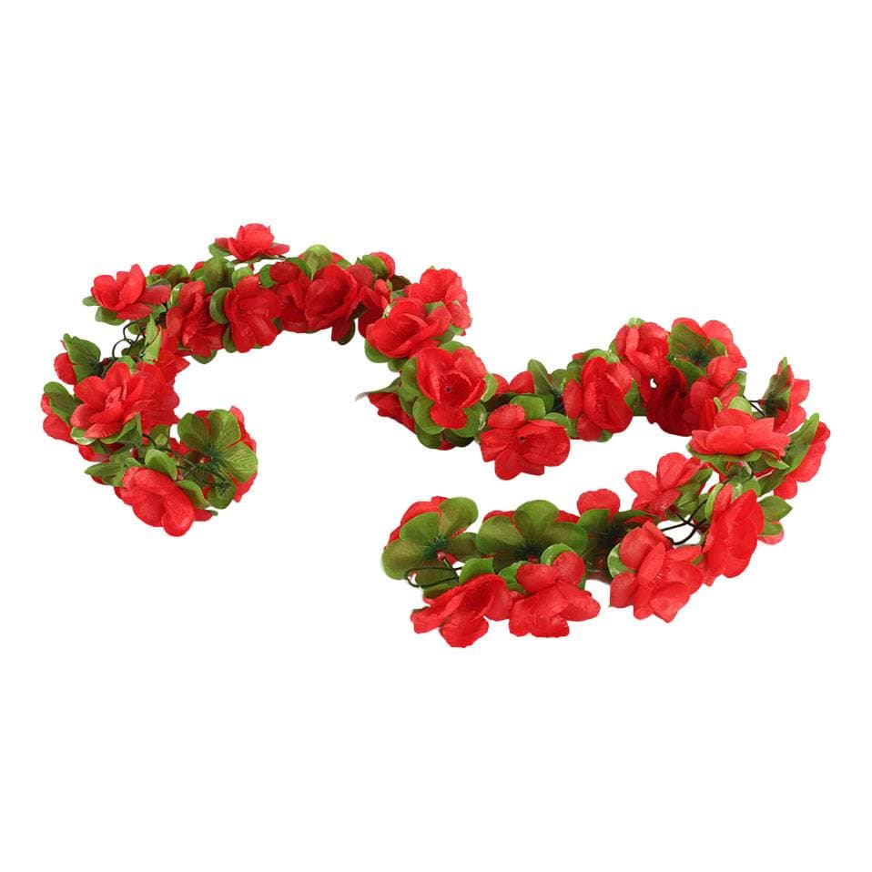 Bloemenstreng Flower Garland Rood