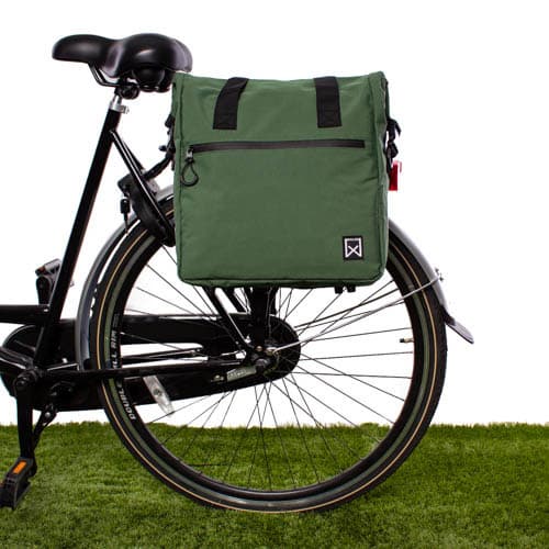 Enkele fietstas Multitas Lite 16L Groen