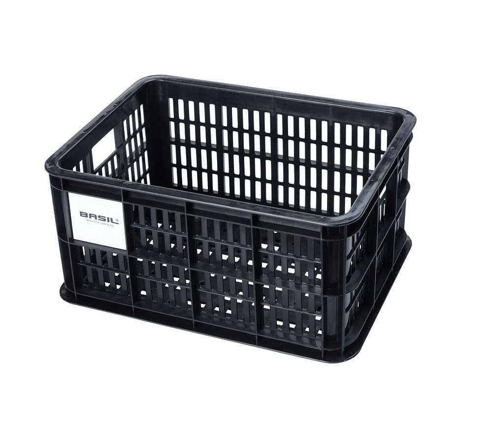 Fietskrat Crate S 17,5L Black MIK 2.0