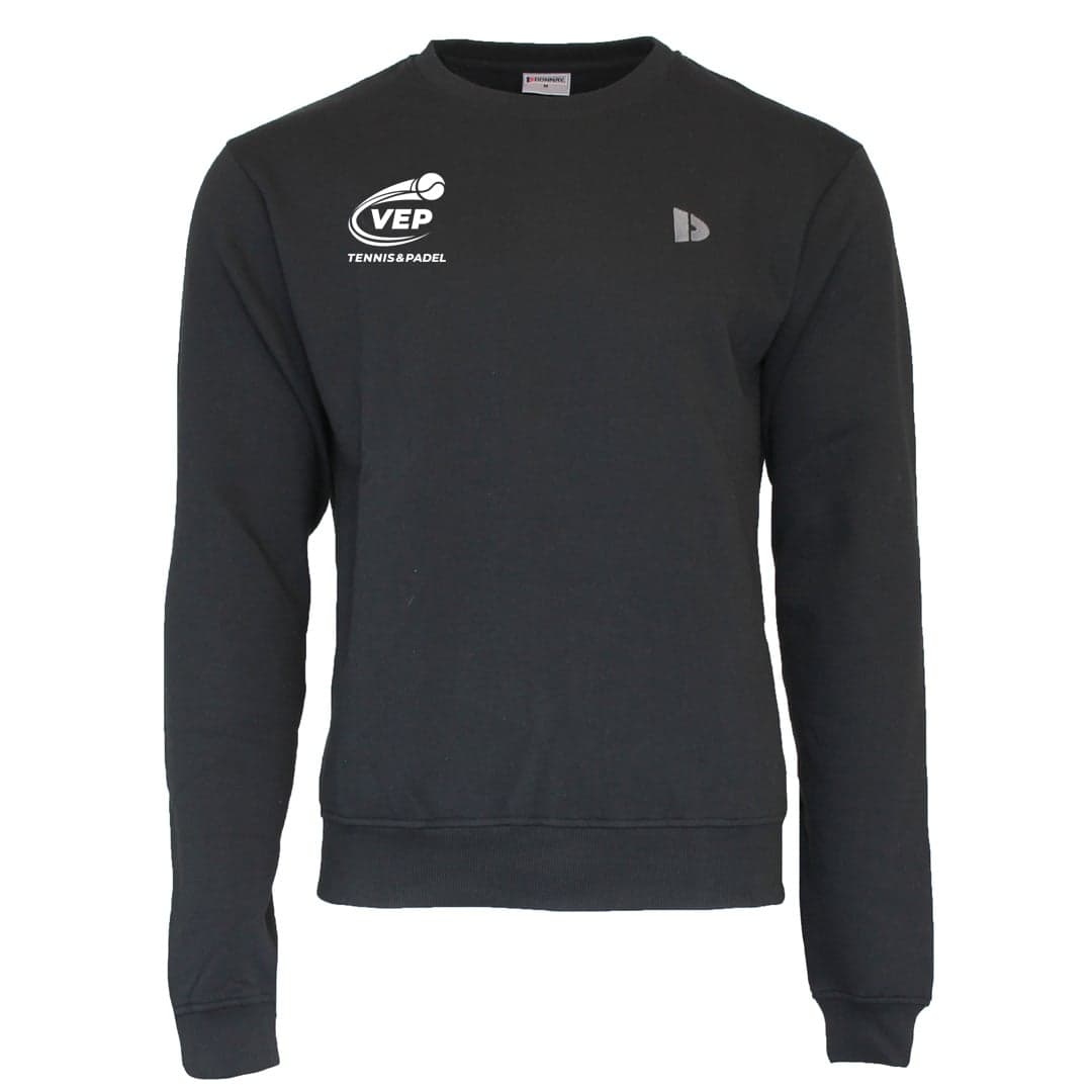 Donnay Donnay Heren - VEP Fleece Crew Sweater (450040) - Zwart