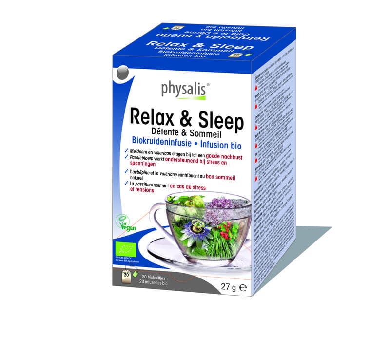 Physalis Relax & sleep thee bio 20 Zakjes