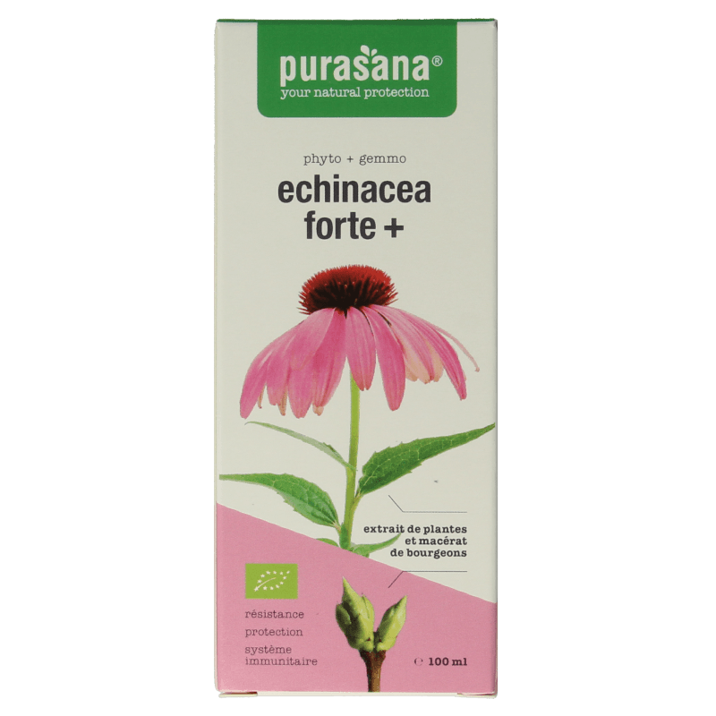 Purasana Echinacea forte + vegan bio 100 Milliliter