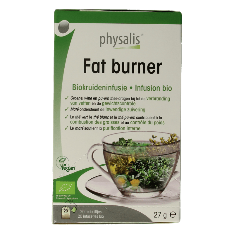 Physalis Fat burner thee bio 20 Zakjes