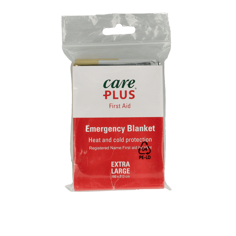Care Plus Emergency blanket gold/silver 1 Stuks