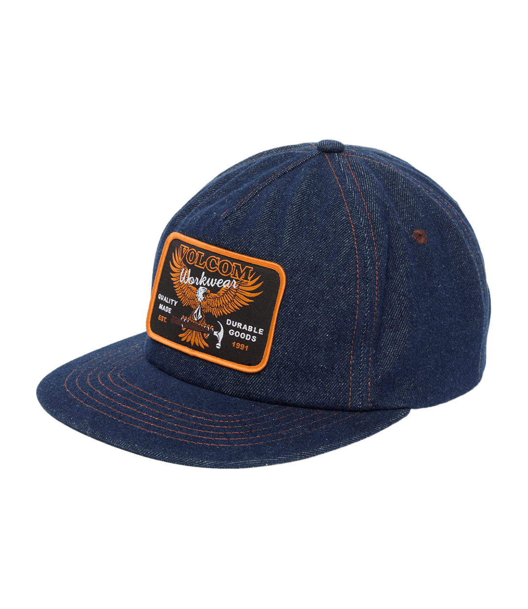 VOLCOM Hammered Workwear Hat - Dust Bowl Indigo