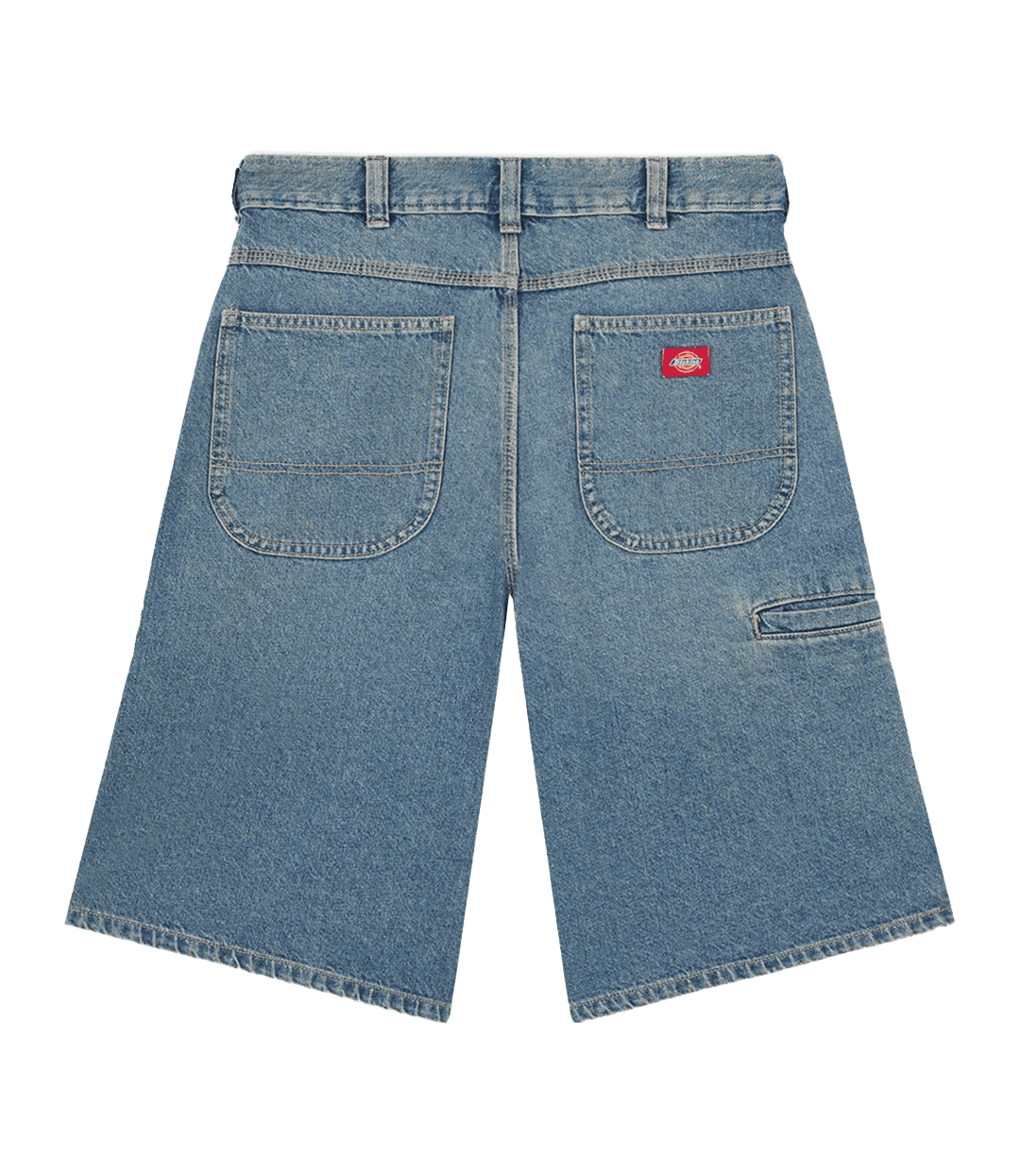 DICKIES 958 13 inch loose denim short - Khaki Tinted Blue