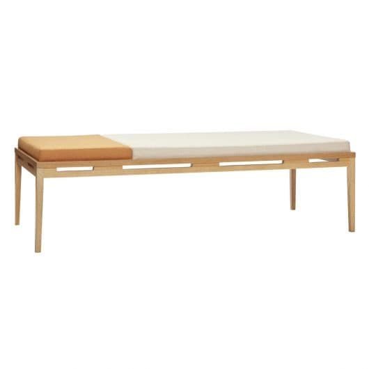 Hubsch Dagbed inclusief kussens - beige/oranje