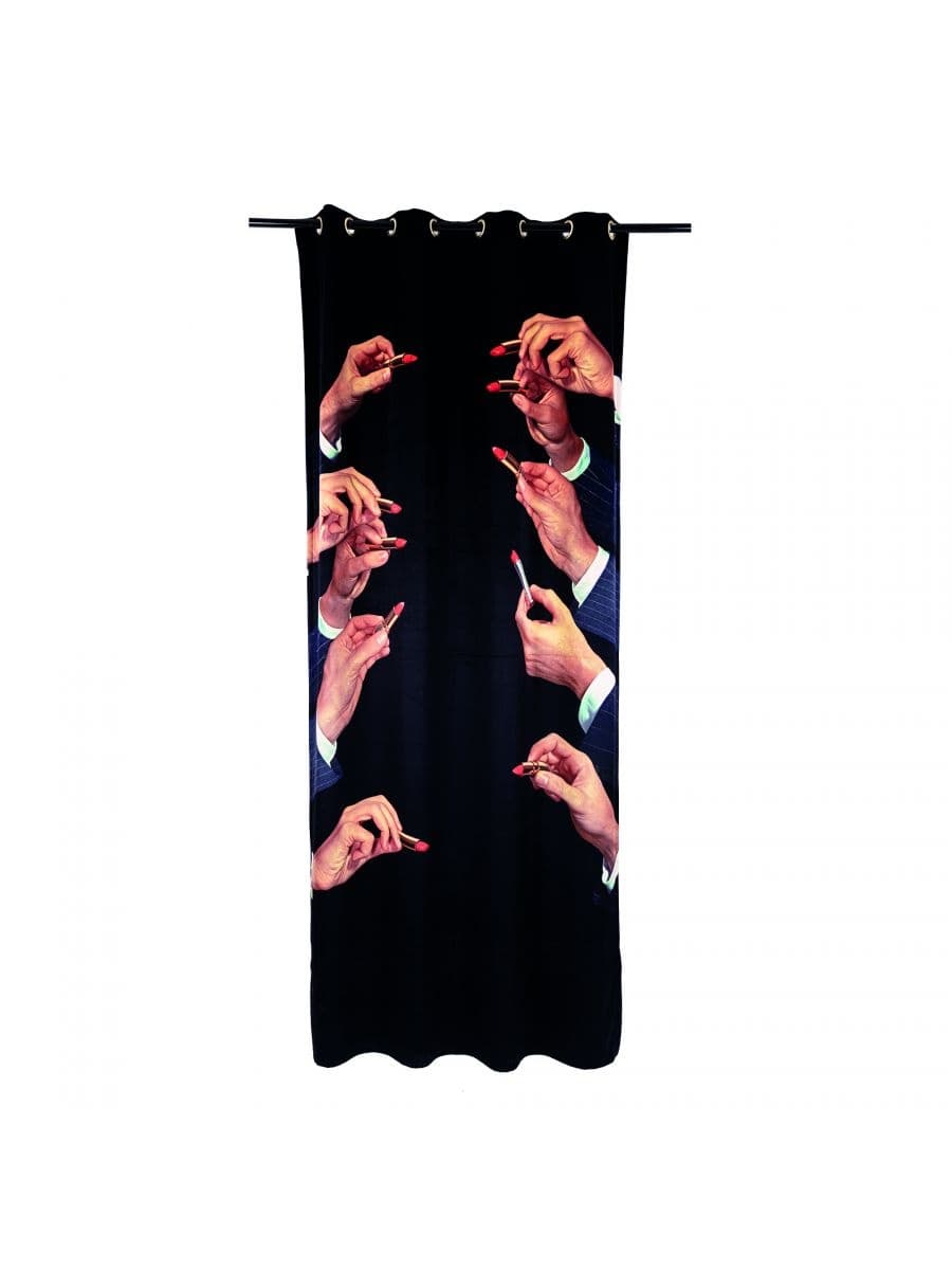 Seletti Lipstick gordijn zwart - 02413
