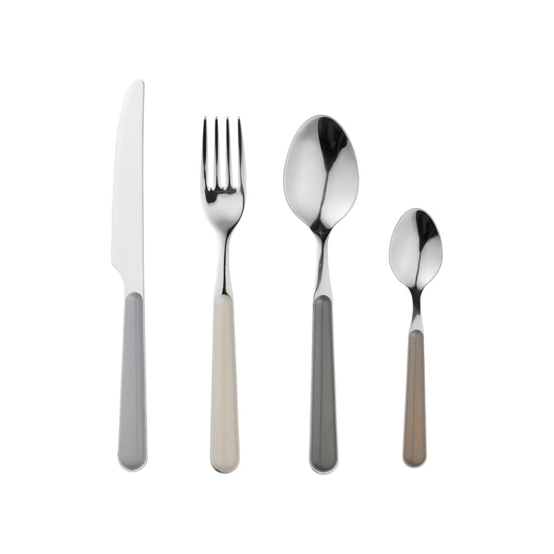 Broste Copenhagen Marstal bestek set 8-delig - grijstinten - 55500001