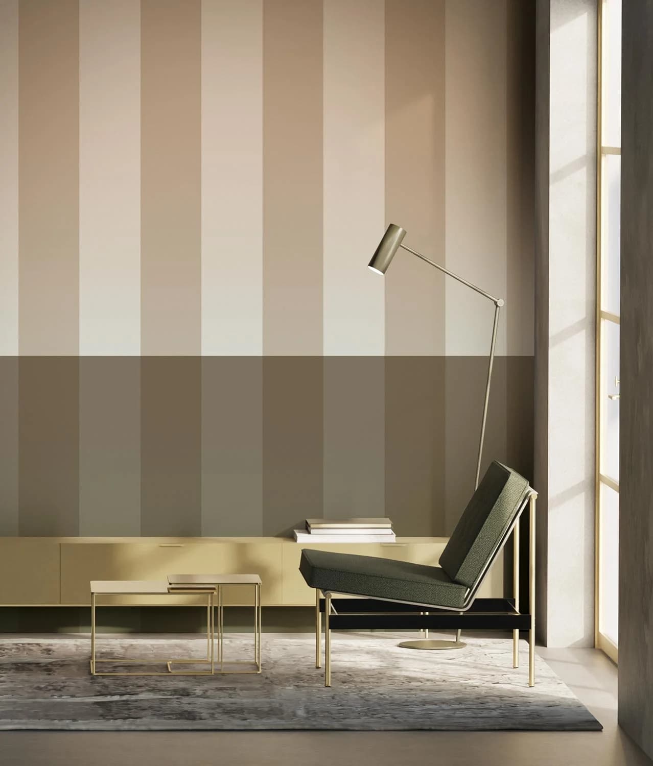 KEK Amsterdam Gradient Stripes behang FU-021