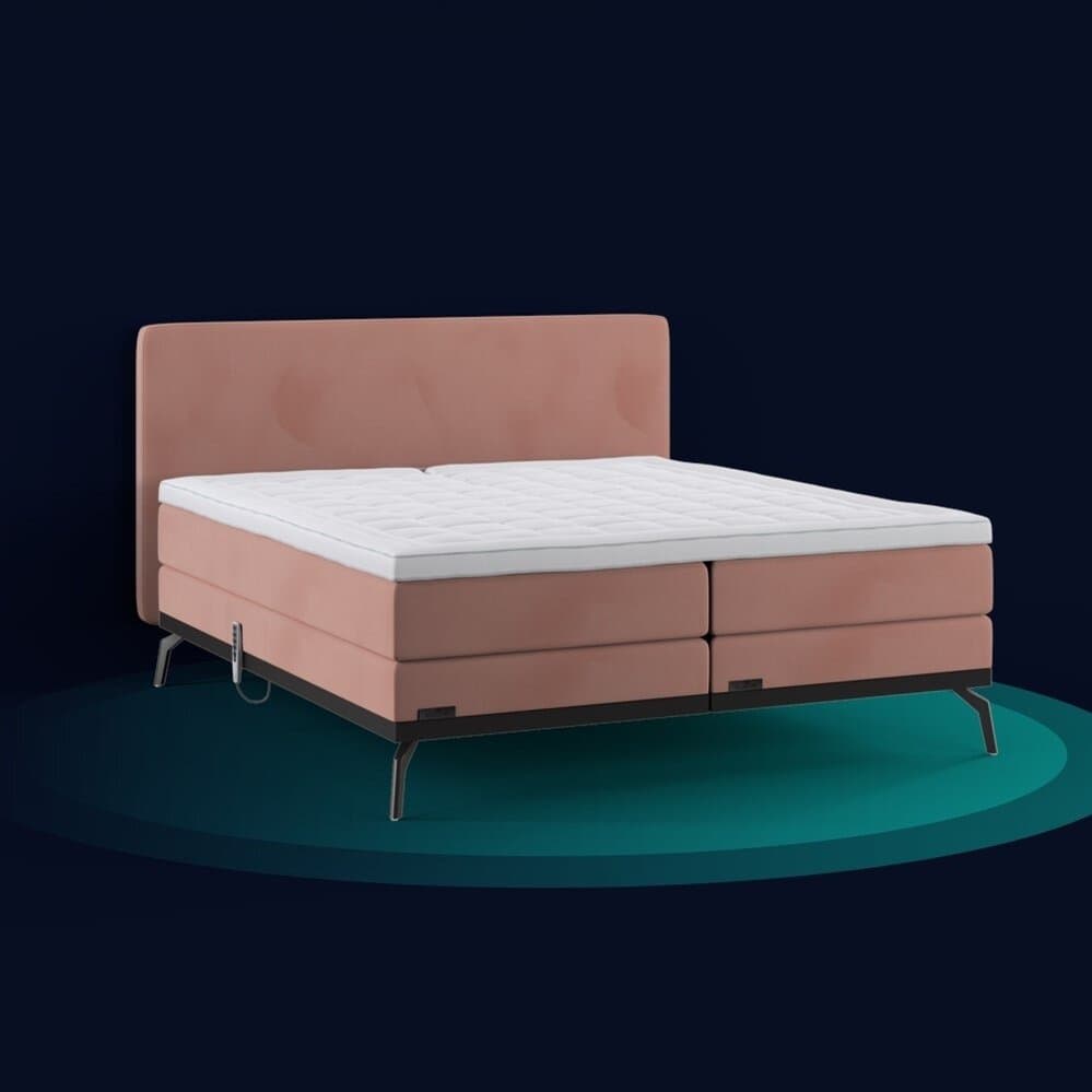 Caresse elektrische boxspring Jubileum 3000 roze
