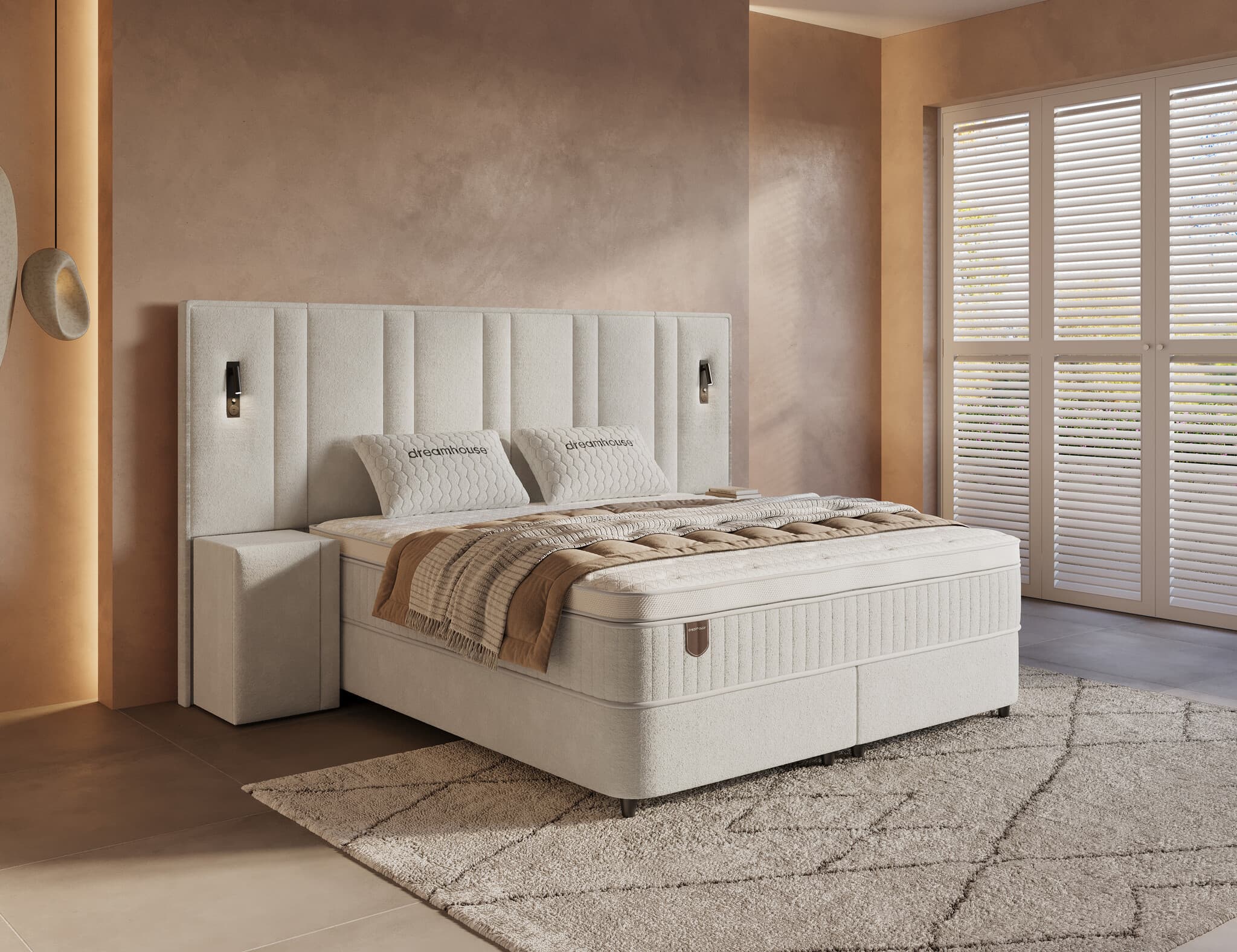Opbergboxspring Royal XL incl. 2 nachtkasten