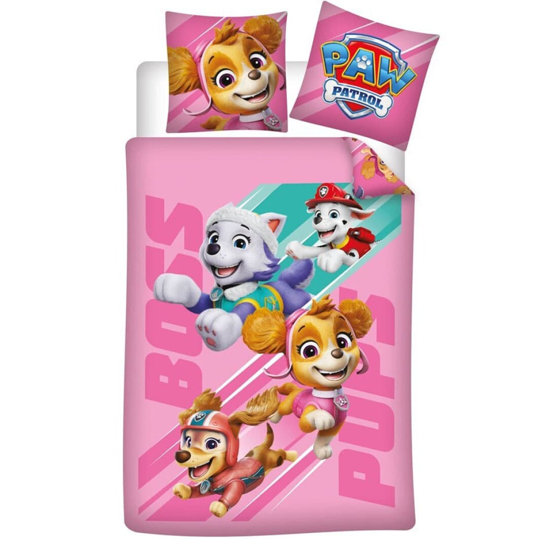 Paw Patrol Dekbedovertrek Boss Pups - Katoen - Topkwaliteit