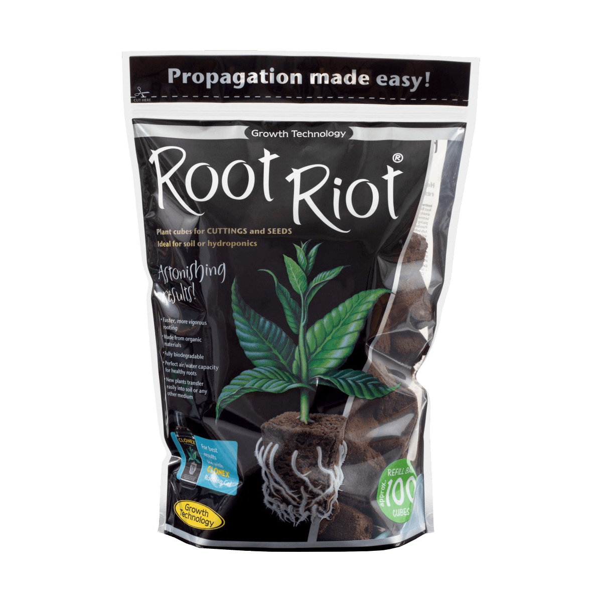 Clonex Clonex Root Riot Refill Bag