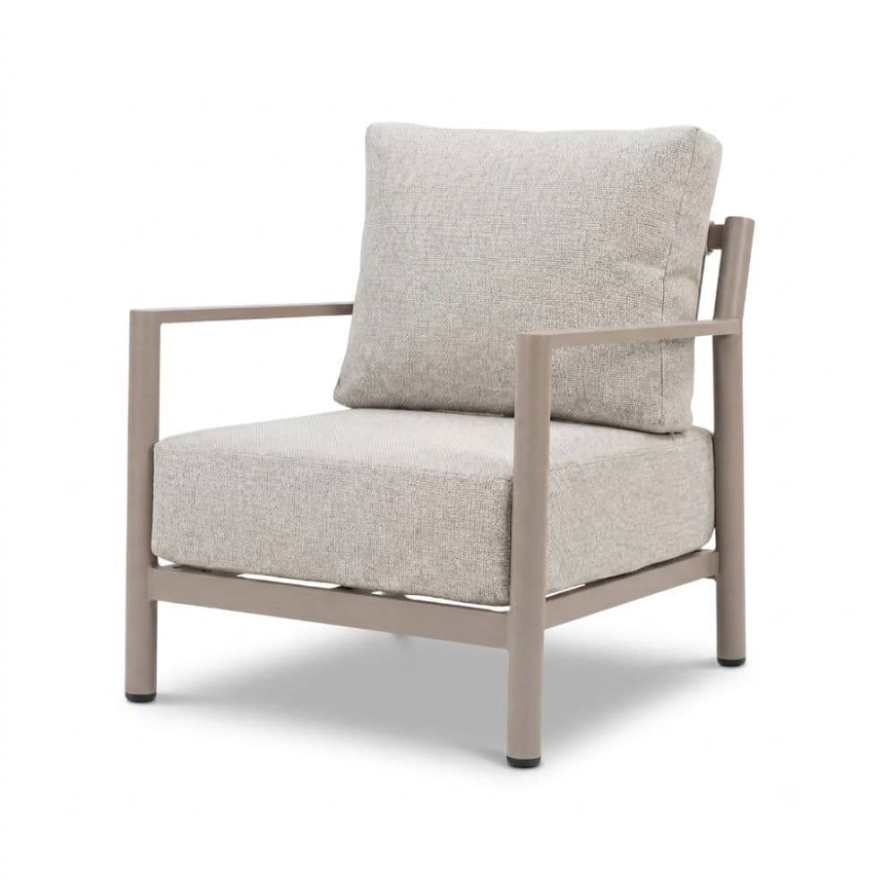 Merida hoek loungeset incl loungestoel | aluminium + touw | beige