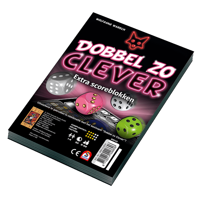 999 Games Dobbel zo Clever: Scoreblokken (NL)