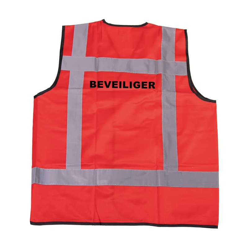 RWS veiligheidsvest beveiliger rood