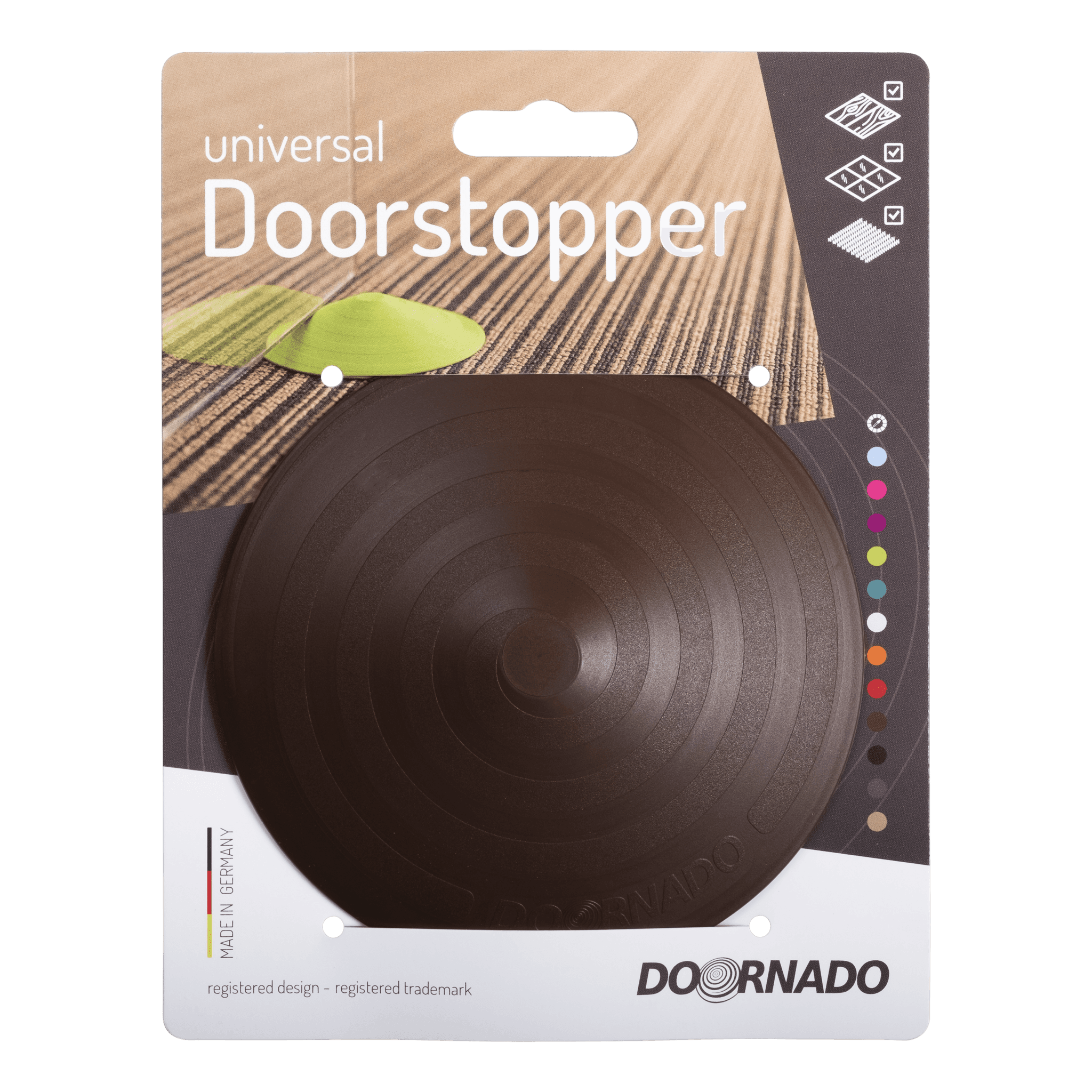 Deurstopper Doornado Chocolat - Bruin