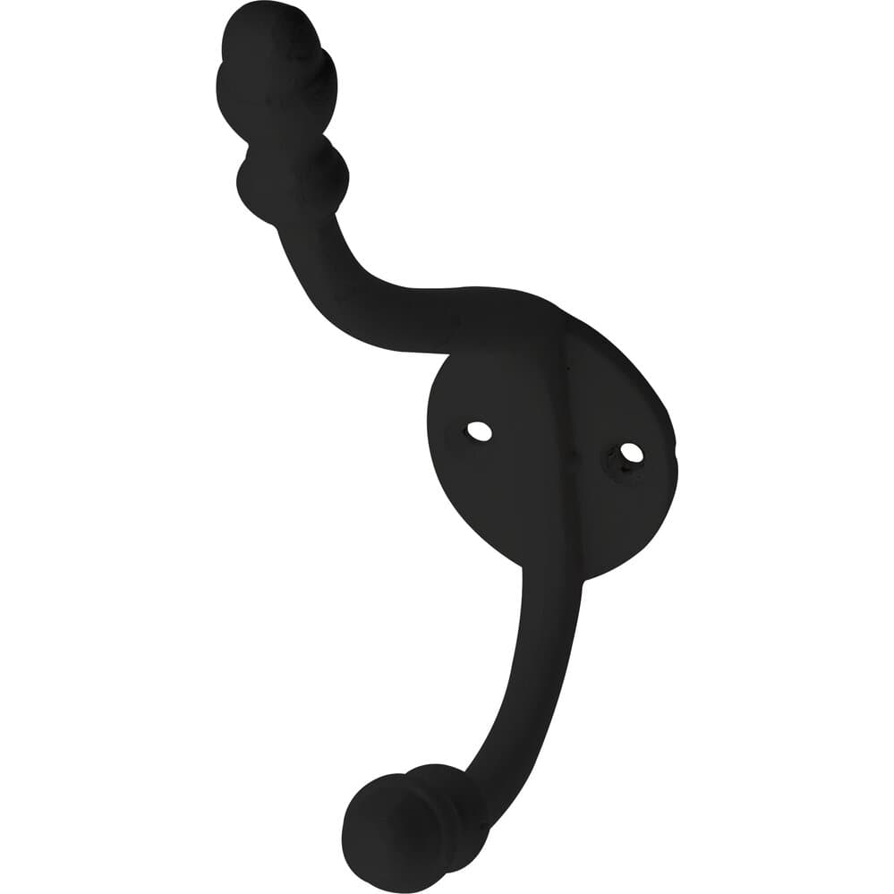 Zwarte retro Hoed-/jashaak 140 mm hoog