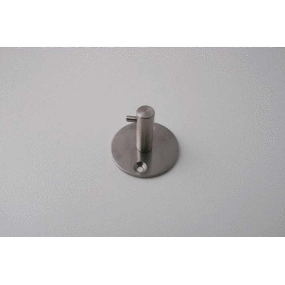 Kleerhanger SOLID Ø 15 mm in RVS 40 mm diep op ronde achterplaat