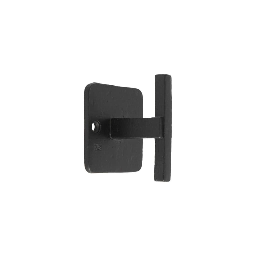 Haak verouderd ijzer zwart 50x38mm