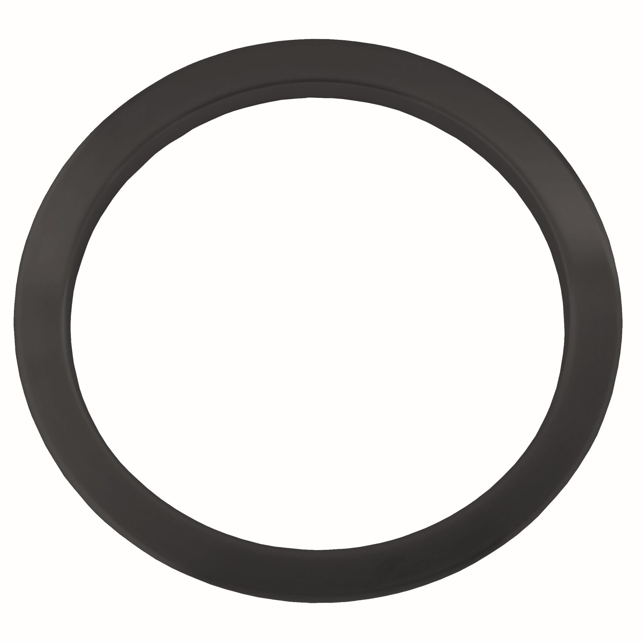 Ronde patrijspoort 290 mm met patentvijzen - zwart - totale breedte 350mm