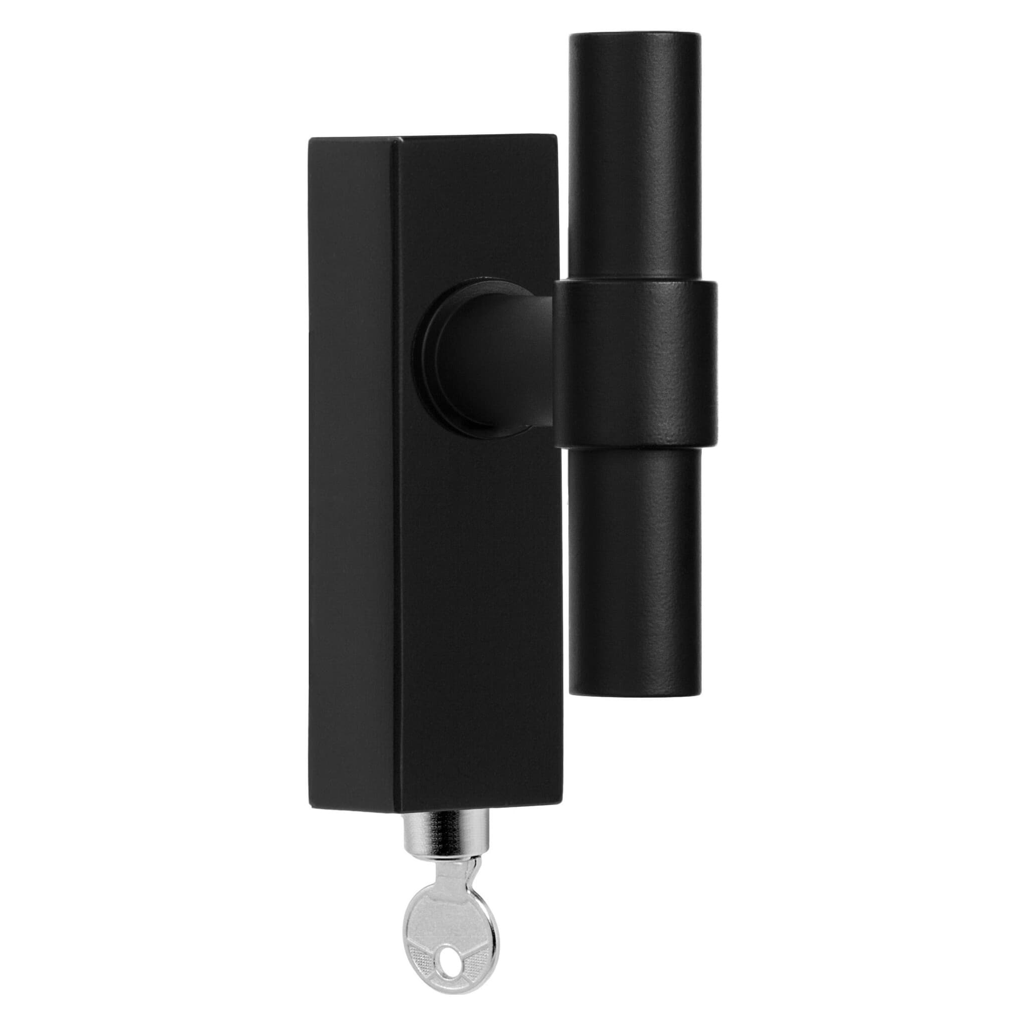 Raamkruk Piet Boon ONE PBT20-DKLOCK - Mat zwart - afsluitbaar