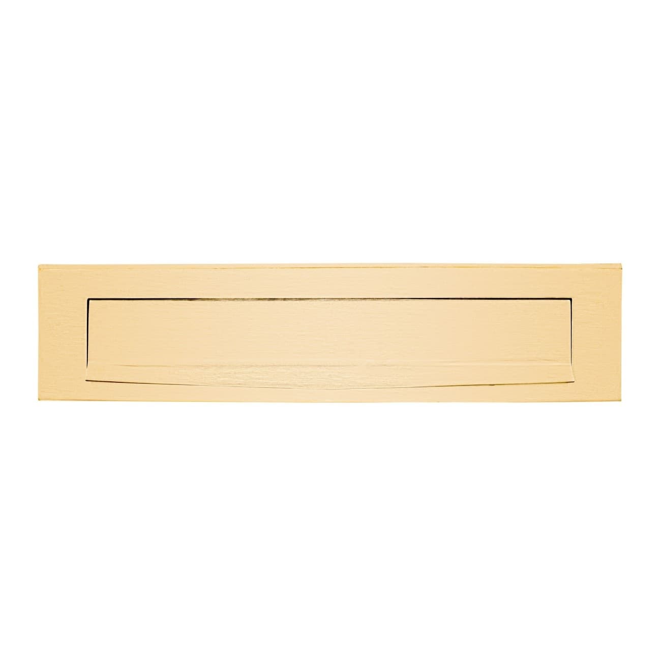 Formani massieve buitenbriefplaat LB535 -mat goud PVD