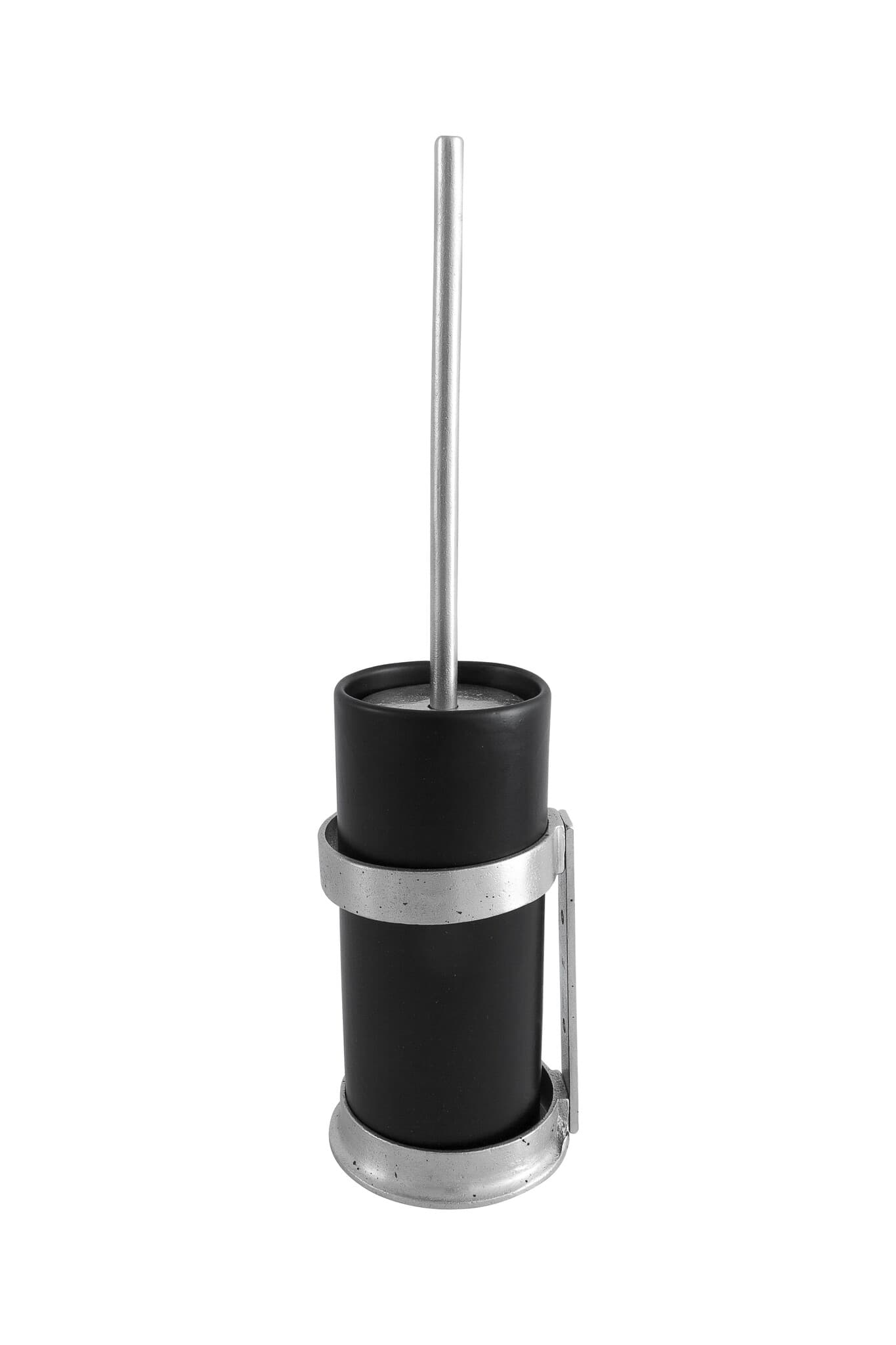 Dauby toiletborstelhouder "Black pot" mat wit brons (WBS)