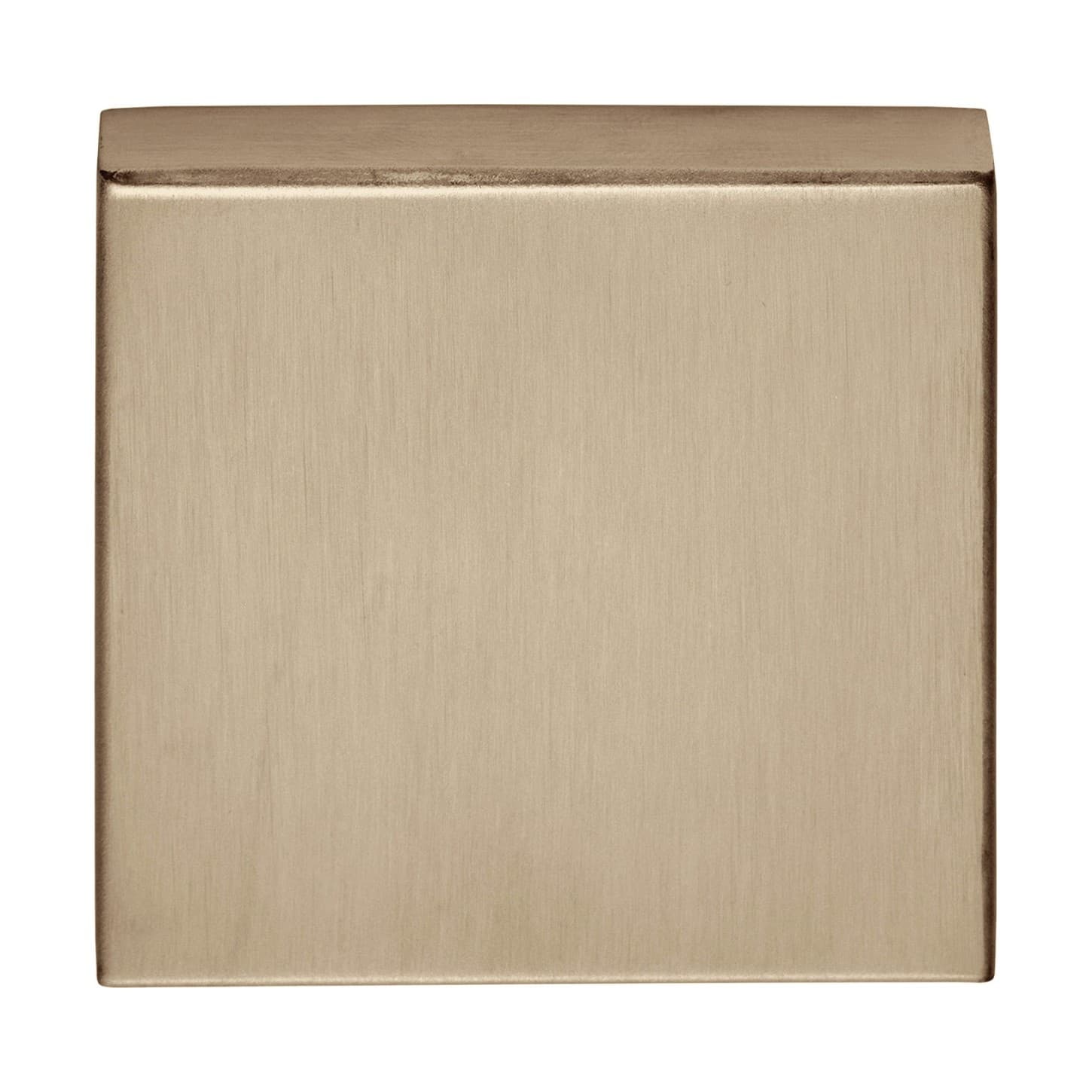 1 Basics BSQB53 blind plaatje 10 mm - vierkant - PVD licht brons