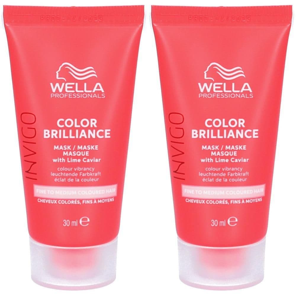 Wella Professionals Invigo Color Brilliance Masker Gekleurd & Fijn Haar 2x30