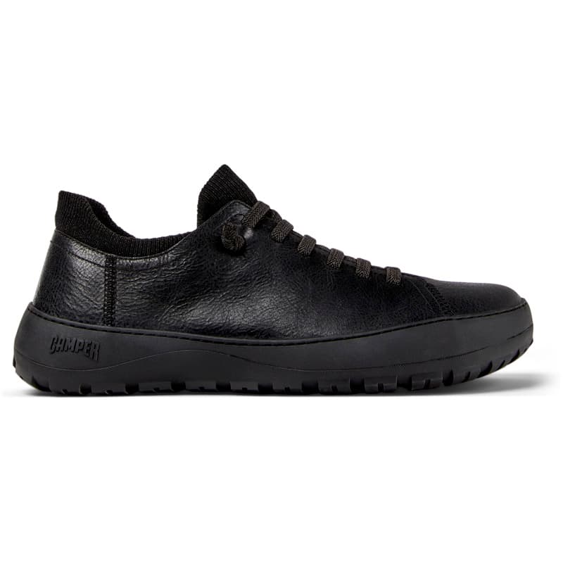 CAMPER Peu Serra - Chaussures casual pour Homme - Noir, taille 45, Cuir lisse/Tissu en coton